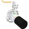 maono Microfono Gaming MAONO PD200X RGB, Microfono Dinamico USB/XLR Dual Mode, Microfono per Podcast RGB XLR/USB