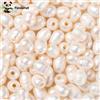 PandaHall 100 pezzi di perle ovali naturali coltivate d'acqua dolce con foro grande, per gioielli fai da te, bracciali, collane, 7~10x7~8 mm