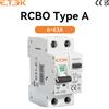 ETEK Interruttore Automatico Differenziale ETEK Tipo A Curva C 30mA 40A 1P N con Protezione da Sovracorrente e Perdita di Corrente 6KA RCD EKL13