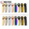Meetee 10/20/30/40/50Pz 3 # 5 # Cursore per Cerniere in Nylon per Cucito, Teste di Cerniera, Tiranti per Borse, Kit Riparazione Cerniere Scarpe, Accessori Fai da Te per Abbigliamento