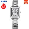 Casio Orologio Casio da Donna, Marca di Lusso, Set Impermeabile 30m, Orologio al Quarzo da Donna, Forma Tonneau, Acciaio Inossidabile, Reloj Mujer LTP-V007