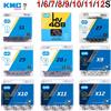 KMC Catena KMC MTB 1 6 7 8 9 10 11 Catena per bicicletta a 12 velocità Catene per bici da città a velocità singola X8 X9 X10 X11 X12 Parti ciclistiche per Shimano
