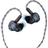 Linsoul Kiwi Ears Astral 1DD+6BA Auricolari Ibridi IEM Professionali per Audiofili, Monitor In-Ear Cablati