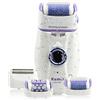Kemei 1981 3in1 Elettrico Donne Epilatore Rasoio Femminile Gamba Corpo Depilazione Depilatoria Lady Bikini Trimmer Piede Callo Rimozione