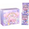 Scatola Originale con Carte Sanrio, Personaggi Anime Carini con Autorizzazione Ufficiale, Collezione Party Plan con Kuromi, Kitty, Melody, Regalo di Compleanno