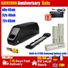 SAIKEUNG Batteria per Bici Elettrica 60V 72V 2000W Hailong Polly DP7 36V 48V 52V E-Bike 30Ah DownTube 25Ah 40Ah 50Ah 60Ah 21700 per Motore Bafang 3000W