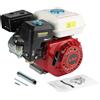 NONE Motore a Benzina 4 Tempi 6.5HP Avviamento a Strappo 168F OHV Motore a Benzina di Ricambio