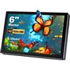HOWENS Monitor Portatile HOWENS 1920*1080 6.0 Pollici Non Touch 60HZ per Laptop, XBox, PS4/5, Switch, TV Box, Cellulare, PC, Estensione Mobile VESA