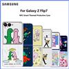 SAMSUNG Custodia Originale Samsung Galaxy Z Flip7 con Tema NFC a Induzione, Cover Trasparente Animata per Telefono, Guscio Genuino alla Moda