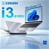 xia man Xiaman Business 2026 NUOVO Computer Portatile 14.1'' Intel Core i3 6100U Windows 11 16GB RAM 1TB 2TB SSD PC Display FHD Laptop per Ufficio Studio Notebook PC