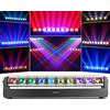 DJ AiK Barra luminosa a LED RGBW 10x25W con fascio mobile, 4 in 1 per DJ - 1 confezione