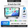 MEKEDE Autoradio 9" con CarPlay e Android Auto per Volkswagen, VW Universale, Golf, Passat, Jetta, Skoda, Seat - Sistema Radio Stereo Intelligente Basato su Linux con Telecamera AHD e Microfono