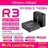FIREBAT R3 Mini PC Nuovo AMD Ryzen 5 7430U 16GB RAM LPDDR4 512GB SSD Windows 11 Wi-Fi 6 BT5.2 USB 3.0 Mini Computer Desktop da Gaming
