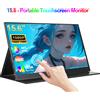 HOWENS Monitor Portatile FHD da 15,6 Pollici 1920x1080 60Hz Touchscreen USB-C HDMI IPS HDR Schermo Esterno Secondario per Gaming su Laptop, PC/Mac/Telefono/Switch con Custodia Intelligente
