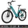 NONE Bicicletta elettrica TTGO C5, modello unisex, con pneumatici da 27,5 x 2,4 pollici, di grandi dimensioni, motore da 250 W, batteria da 48 V e 13,5 Ah, autonomia di 110 km, velocità massima di 7 km/h,