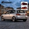 CARINAMOBA [E-Mark] Fari posteriori a LED completi per VW Golf 6 MK6 GTI R 2008-2014, luci posteriori con indicatori di direzione dinamici sequenziali e luci diurne DRL, installazione semplice, 2
