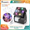 NONE Podofo, macchina per bolle di sapone a LED da 90 W, modello professionale per palcoscenici, con 6 luci RGBW, controllo DMX512 e telecomando wireless 180. ° Serbatoio da 1,5L con Angolo Regolabile