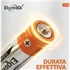 NONE Confezione intera di batterie usa e getta in carbonio ElectroDi Ultra Durata, 1,5 V, modelli AA R6P / AAA R03P / 9 V 6F22, batterie a zero contenuto di mercurio per piccoli dispositivi elettronici