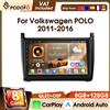 Podofo 9" 8core 8+128G 4G Autoradio Stereo per VW Volkswagen POLO 2011-2016 Sistemi Intelligenti Smart DAB WIFI GPS FM RDS