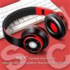 CATASSU Cuffie stereo colorate con audio Mp3, auricolari Bluetooth, auricolari wireless, supporto per scheda SD con microfono, riproduzione per 20 ore