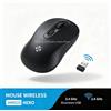 NONE Mouse wireless 2.4G con Bluetooth 5.2, ricaricabile tramite USB-C, 1600 DPI, design ergonomico, mouse ottico per ufficio, compatibile con laptop, PC, Windows, Mac e Linux.