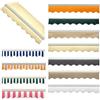 Generic Tessuto di ricambio per mantovana da tendalino, finitura per mantovana anteriore da tendalino, striscia di tessuto in poliestere per tettoia parasole esterna per bar(Beige,250cm)