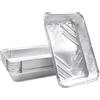 Mudoulu 20 Pezzi Teglie da Forno Mudoulu, Vaschette Alluminio Monouso per Barbecue | Rettangolari da 31,5 × 21,5 × 5 cm e 2250 ml, resistenti da -20 °C a 250 °C, per forno, congelatore e cucina