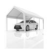 Garvee Telo di ricambio per carport/garage portatile (solo copertura, senza struttura) - PE 200G impermeabile, anti-UV e antivento - copertura veicoli per esterni - bianco, 13x20 ft