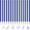 ZVKACT 20 Pezzi Ricariche da 0,7 mm, Compatibili con Legami, Altezza 13 cm, Inchiostro Termosensibile, Ricarica Penna Gel Cancellabile, Blu Scuro