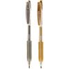 Zebra Pen Zebra Sarasa - Penna a inchiostro gel, 1 mm, confezione da 2 pezzi, colore: oro e argento