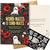 AIROW Divertente biglietto di Halloween per sorella gemella, fantasma design