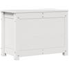 Generico Contenitore Portaoggetti Bianco 60x32x45,5cm Massello di Pino