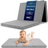 Totsy Baby Materasso Culla 60x120 cm pieghevole per Lettino da Viaggio | Sfoderabile rivestimento lavabile 30 gradi borsa di trasporto inclusa schiuma compatta salvaspazio bambini Galaxy