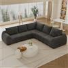 Comfyu Boneless Divano angolare modulare 267 cm, divano modulare Cloud in | Moderno divano Boneless Cloud con morbida imbottitura in schiuma, diverse misure per ambienti piccoli e grandi.
