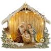 Generico Presepe NATIVITA' in Resina con Luce LED 18x6.5x16 cm