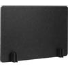 PATIKIL Divisori da Scrivania 60x40cm Pannello Privacy Autoportante Nero | 1 Confezione, Pannello Acustico, Riduzione Rumore, Con 4 Piedini Di Supporto, Per Ufficio Casa Biblioteca, Stile B