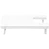 Kisangel Tavolo Abs Bianco Estensione 505a da Cucire Macchina | Pannello Pieghevole, Accessorio per Cucito Domestico, Design Semplice per Uso Quotidiano
