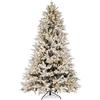 Bizzotto Albero di Natale Berkshire Innevato 210 cm, 4943 Rami e 1900 LED