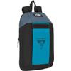 safta BLACKFIT8 CALIFORNIA - Mini zaino per uso quotidiano, ideale per bambini di diverse età, comodo e versatile, qualità e resistenza, 22 x 10 x 39 cm, Nero/blu, M, Casual