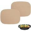 HEBEOT Tappetino da forno in silicone compatibile con Bimby per TM7 Varoma, tappetino da forno antiaderente riutilizzabile per cuocere a vapore verdure, pesce carne