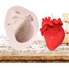 Generic Stampo a forma di organo a forma di cuore, in silicone, a forma di organo, strumenti per decorare torte, candele, cioccolato, gelato