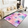 Homemissing farfalla Tappeto Salotto 150x200cm | Pastello Arcobaleno Soggiorno, Ufficio, Multicolore Colorato Tappeto da Interno Soft Polyester
