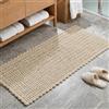 KASANOVA Tappeto bagno ciniglia 60x130 cm beige Rug