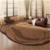 FonHNDG Tappeto marrone con decorazioni for la camera da letto di forma irregolare | Tappetino da salotto in peluche spesso Tappeti for grandi aree for soggiorno Tappeto da studio morbido e soffice