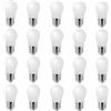 Jiotouhu Confezione da 20 lampadine a LED E27, 3W, colore bianco freddo, E27, A50, impermeabili, per interni ed esterni, decorazioni per feste, AC 220-240 V