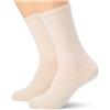 BOSS 2P RS Monogram CC W Calzini Normali, Open White119, 35-38 Donna