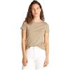 Calvin Klein Donna T-Shirt Maniche Corte Logo Neckline Slim Fit