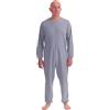 FERRUCCI COMFORT Pigiama Tutone Sanitario serenità Manica Lunga 1 Cerniera/Zip Dietro Schiena Estivo