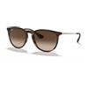 Ray-Ban RB4171 865/13 Erika - Occhiali da Sole Unisex in Havana con Lenti Marrone Sfumato