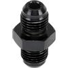 A ABSOPRO Adattatore Maschio Flare AN6-AN6 Per Carburante Nero 1pc | Materiale: Alluminio Anodizzato. Filettatura: NPT. Utilizzo: Olio, Liquido Di Raffreddamento, Aria.